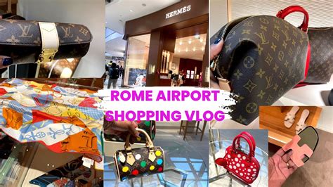 rome airport louis vuitton